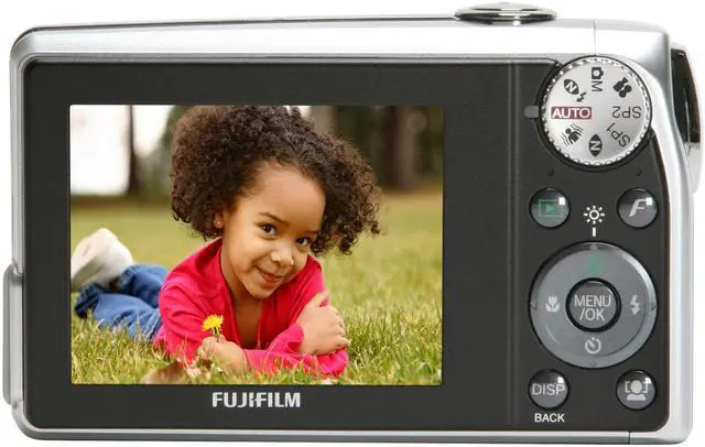 Alt view image 4 of 10 - FUJIFILM FinePix F40fd Silver 8.3 MP 3X Optical Zoom Digital Camera