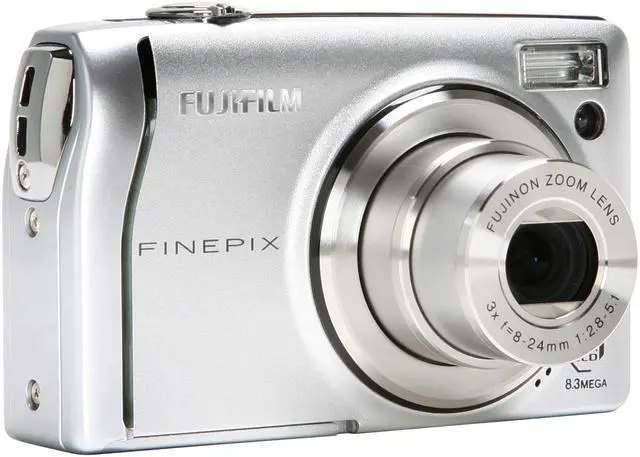 Alt view image 7 of 10 - FUJIFILM FinePix F40fd Silver 8.3 MP 3X Optical Zoom Digital Camera