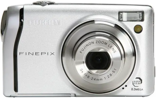 Alt view image 8 of 10 - FUJIFILM FinePix F40fd Silver 8.3 MP 3X Optical Zoom Digital Camera