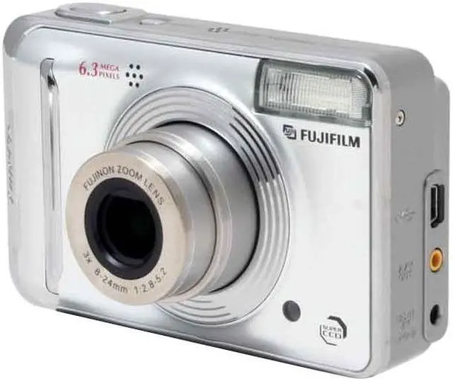 Alt view image 2 of 11 - FUJIFILM FinePix A600 Silver 6.0 MP 3X Optical Zoom Digital Camera