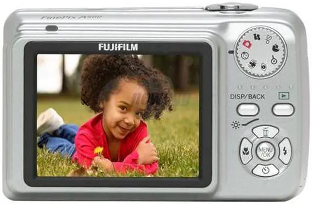 Alt view image 4 of 11 - FUJIFILM A900 Silver 9.0 MP 4X Optical Zoom Digital Camera