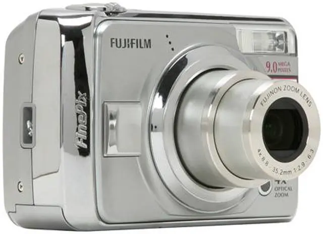 Alt view image 7 of 11 - FUJIFILM A900 Silver 9.0 MP 4X Optical Zoom Digital Camera