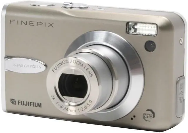 Alt view image 2 of 11 - FUJIFILM FinePix F30 Silver 6.3 MP 3X Optical Zoom Digital Camera