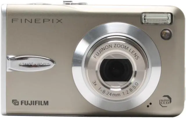 Alt view image 3 of 11 - FUJIFILM FinePix F30 Silver 6.3 MP 3X Optical Zoom Digital Camera