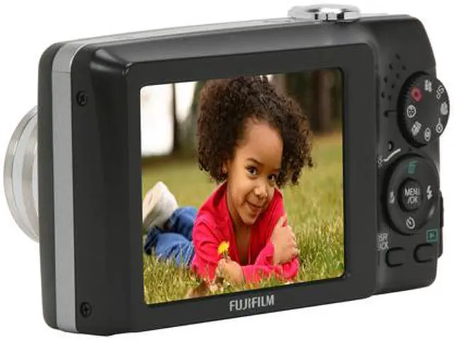 Alt view image 3 of 11 - FUJIFILM FinePix F480 Black 8.2 MP 4X Optical Zoom Digital Camera