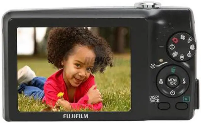 Alt view image 4 of 11 - FUJIFILM FinePix F480 Black 8.2 MP 4X Optical Zoom Digital Camera