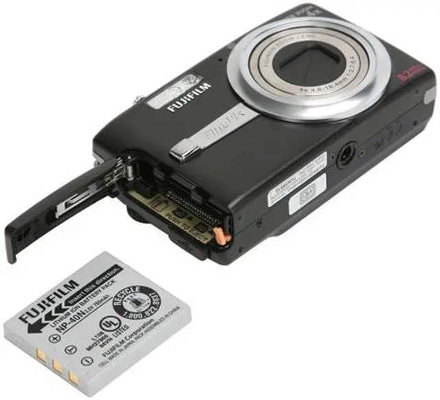 Alt view image 10 of 11 - FUJIFILM FinePix F480 Black 8.2 MP 4X Optical Zoom Digital Camera