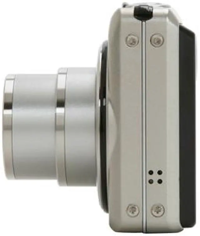 Alt view image 2 of 11 - FUJIFILM FinePix F50fd Silver 12.0 MP 3X Optical Zoom Digital Camera