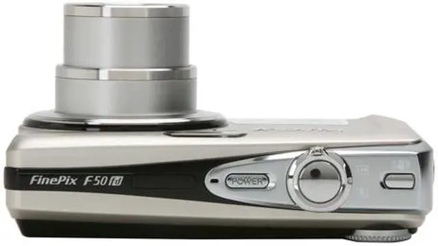 Alt view image 9 of 11 - FUJIFILM FinePix F50fd Silver 12.0 MP 3X Optical Zoom Digital Camera