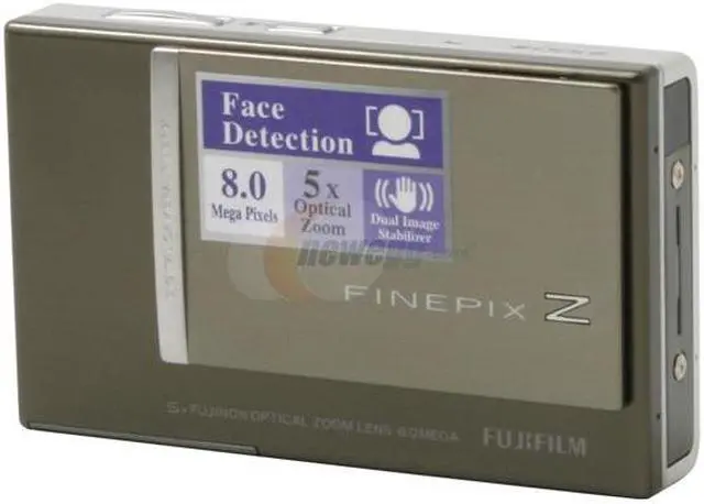 Alt view image 2 of 12 - FUJIFILM Z100fd Silver 8.0 MP 5X Optical Zoom Digital Camera
