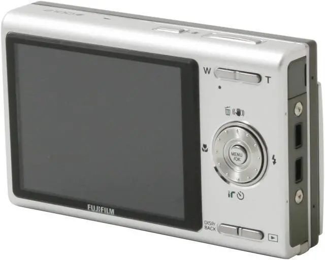 Alt view image 6 of 12 - FUJIFILM Z100fd Silver 8.0 MP 5X Optical Zoom Digital Camera