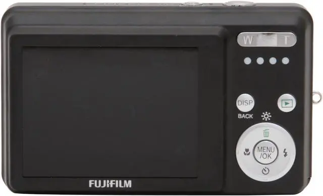 Alt view image 4 of 11 - FUJIFILM FinePix J10 Black 8.0 MP 3X Optical Zoom Digital Camera