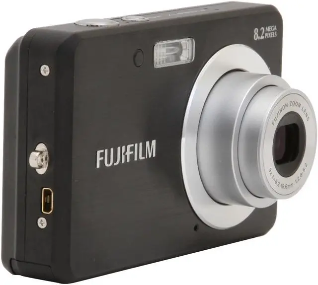 Alt view image 7 of 11 - FUJIFILM FinePix J10 Black 8.0 MP 3X Optical Zoom Digital Camera
