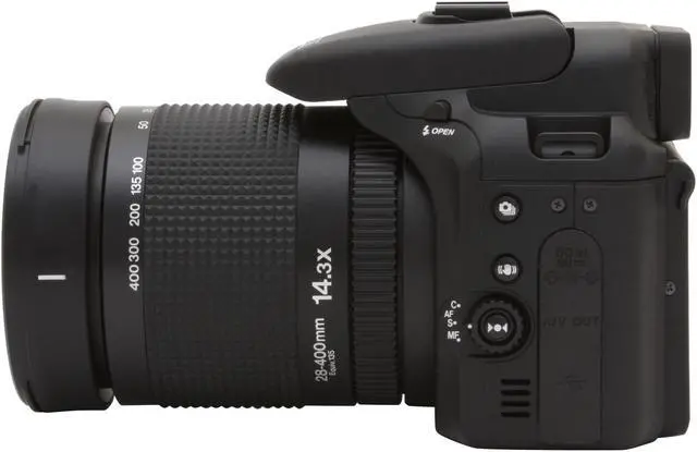 Alt view image 2 of 12 - FUJIFILM FinePix S100fs Black 11.1 MP 2.5" 230K LCD 14.3X Optical Zoom 28mm Wide Angle Digital Camera
