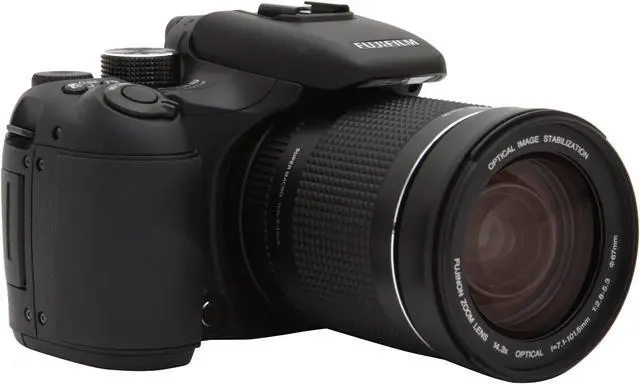 Alt view image 7 of 12 - FUJIFILM FinePix S100fs Black 11.1 MP 2.5" 230K LCD 14.3X Optical Zoom 28mm Wide Angle Digital Camera