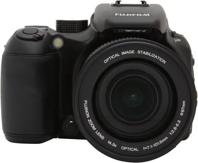 Alt view image 8 of 12 - FUJIFILM FinePix S100fs Black 11.1 MP 2.5" 230K LCD 14.3X Optical Zoom 28mm Wide Angle Digital Camera