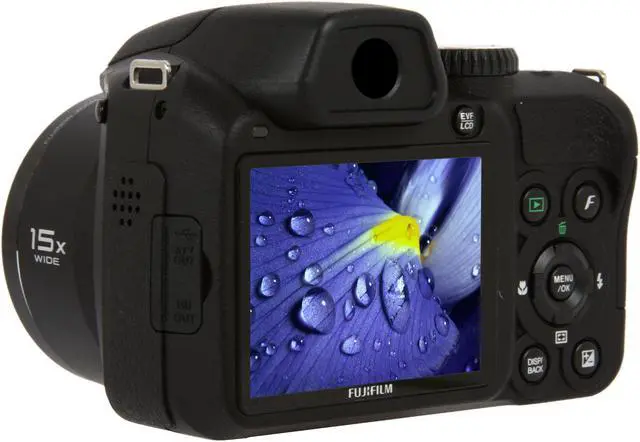 Alt view image 3 of 15 - FUJIFILM FinePix S2000HD Black 10 MP 15X Optical Zoom 27.6mm Wide Angle Digital Camera