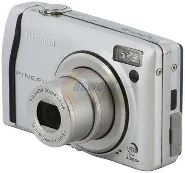 Refurbished: FUJIFILM FinePix F40fd Silver 8.3 MP Digital Camera