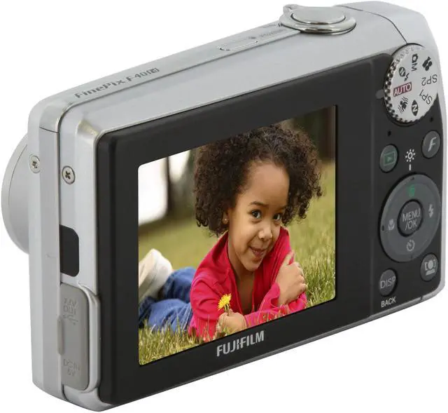 Refurbished: FUJIFILM FinePix F40fd Silver 8.3 MP Digital Camera
