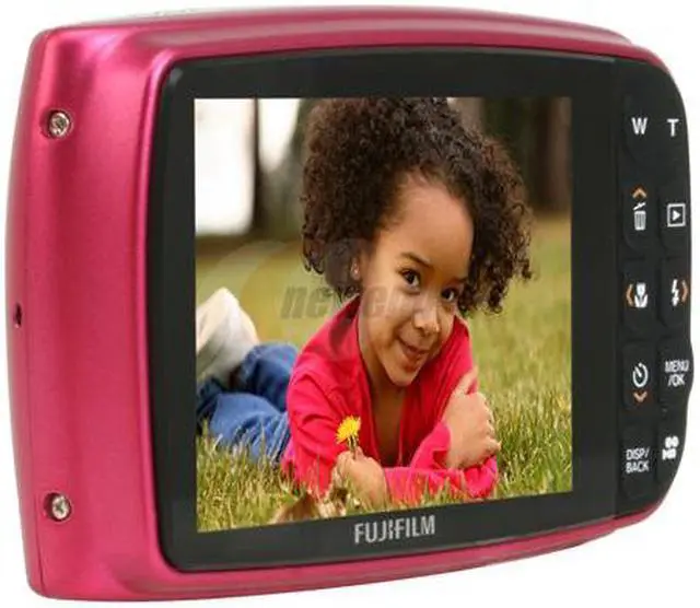 Alt view image 3 of 12 - FUJIFILM FinePix Z30 Pink 10.0 MP 3X Optical Zoom Digital Camera