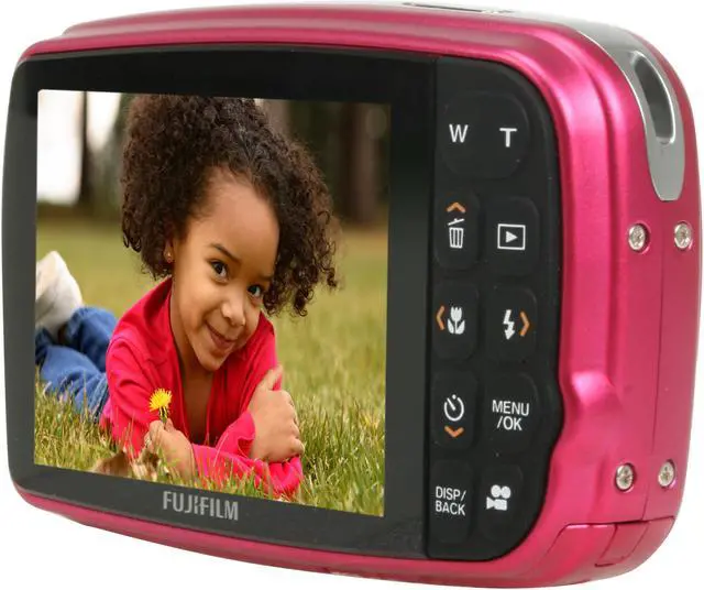 Alt view image 5 of 12 - FUJIFILM FinePix Z30 Pink 10.0 MP 3X Optical Zoom Digital Camera