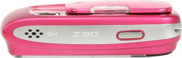 Alt view image 9 of 12 - FUJIFILM FinePix Z30 Pink 10.0 MP 3X Optical Zoom Digital Camera