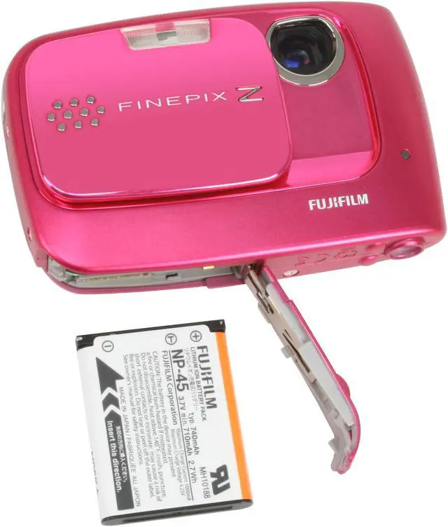 Alt view image 11 of 12 - FUJIFILM FinePix Z30 Pink 10.0 MP 3X Optical Zoom Digital Camera
