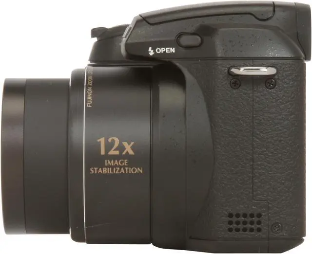 Alt view image 2 of 12 - FUJIFILM FINEPIX S1500 Black 10.0 MP 12X Optical Zoom Digital Camera