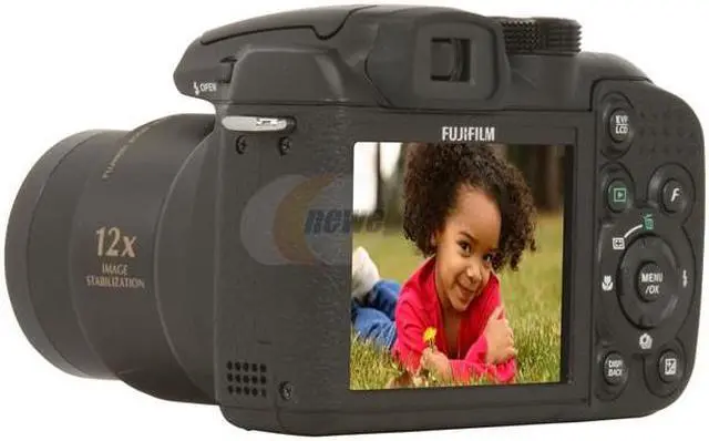 Alt view image 3 of 12 - FUJIFILM FINEPIX S1500 Black 10.0 MP 12X Optical Zoom Digital Camera