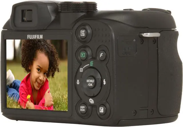 Alt view image 5 of 12 - FUJIFILM FINEPIX S1500 Black 10.0 MP 12X Optical Zoom Digital Camera