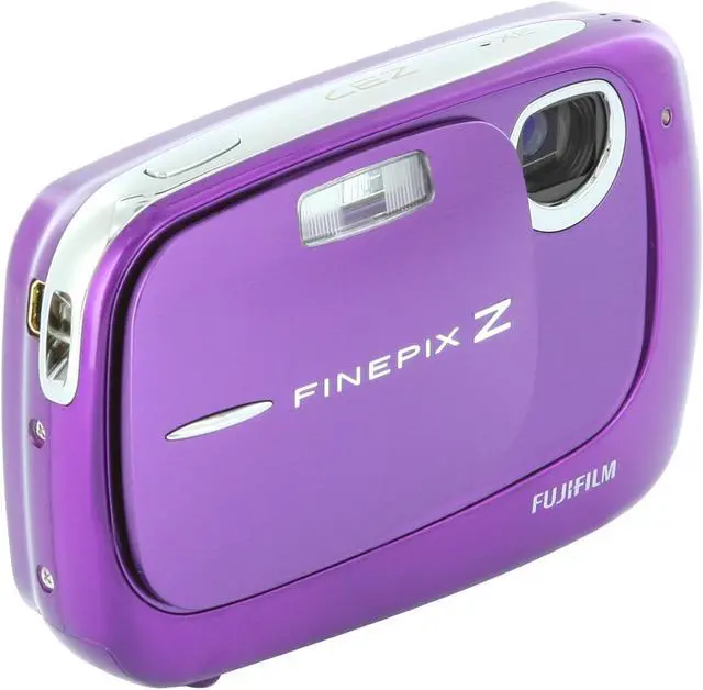 Alt view image 7 of 11 - FUJIFILM FINEPIX Z37 Purple 10.0 MP 3X Optical Zoom Digital Camera