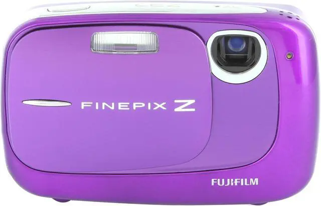 Alt view image 8 of 11 - FUJIFILM FINEPIX Z37 Purple 10.0 MP 3X Optical Zoom Digital Camera