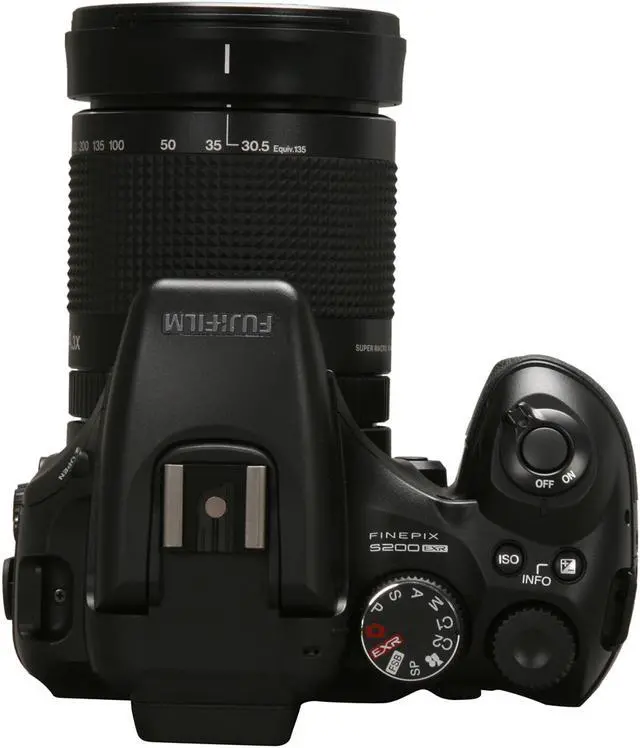 Alt view image 10 of 13 - FUJIFILM FINEPIX S200 EXR Black 12.0 MP 14.3X Optical Zoom Digital Camera