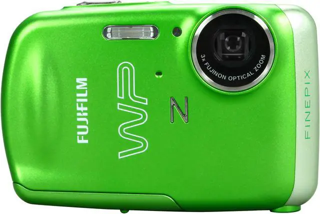 Alt view image 2 of 8 - FUJIFILM FinePix Z33WP Green 10.0 MP 3X Optical Zoom Waterproof Digital Camera