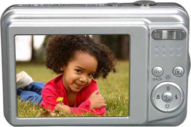 Alt view image 4 of 8 - FUJIFILM FINEPIX AV100 Silver 12 MP 3X Optical Zoom Digital Camera