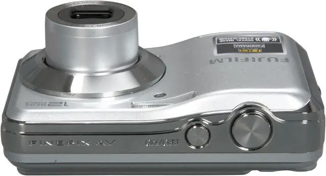 Alt view image 6 of 8 - FUJIFILM FINEPIX AV100 Silver 12 MP 3X Optical Zoom Digital Camera