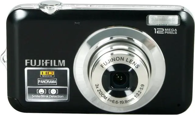 FUJIFILM FINEPIX JV100 Black 12 MP Digital Camera - Newegg.com