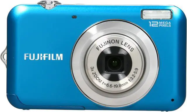 Alt view image 2 of 7 - FUJIFILM FINEPIX JV100 Blue 12 MP 3X Optical Zoom Digital Camera