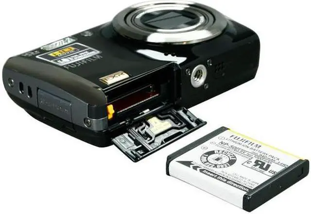 Alt view image 8 of 9 - FUJIFILM FINEPIX F80EXR Black 12.0 MP 10X Optical Zoom 27mm Wide Angle Digital Camera