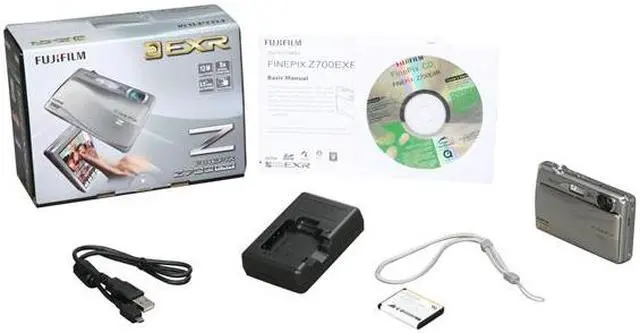 Alt view image 8 of 8 - FUJIFILM FINEPIX Z700EXR Silver 12.0 MP 5X Optical Zoom Digital Camera