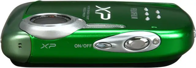 Alt view image 6 of 8 - FUJIFILM FINEPIX XP10 Green 12.0 MP 5X Optical Zoom Waterproof Shockproof Digital Camera