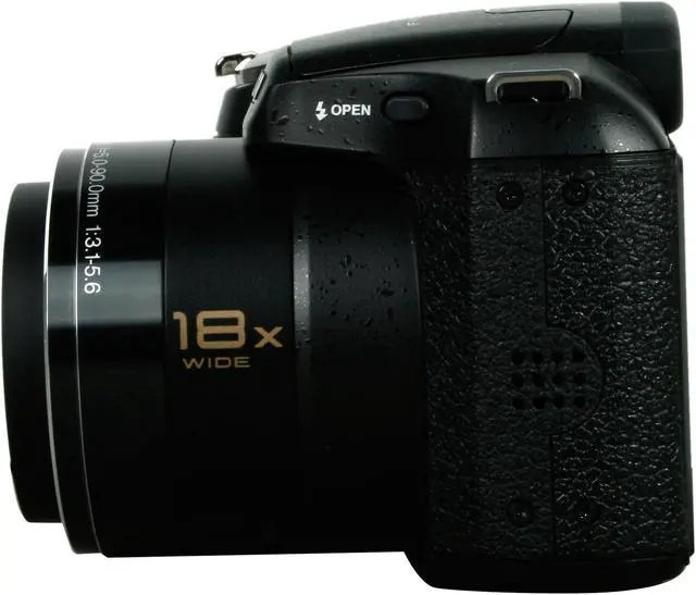 Alt view image 5 of 9 - FUJIFILM FINEPIX S1800 Black 12.0 MP 18X Optical Zoom 28mm Wide Angle Digital Camera