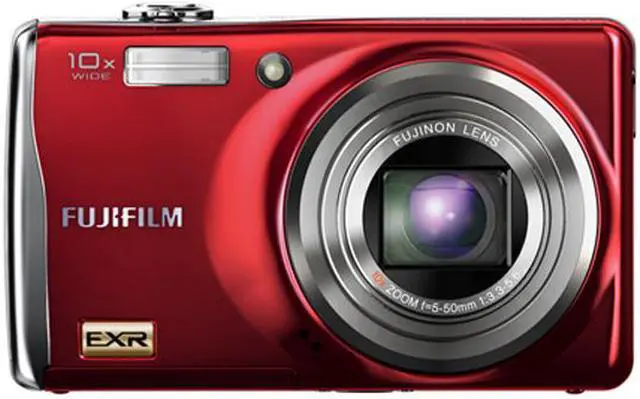 Alt view image 2 of 2 - FUJIFILM FINEPIX F80EXR Red 12.0 MP 10X Optical Zoom 27mm Wide Angle Digital Camera