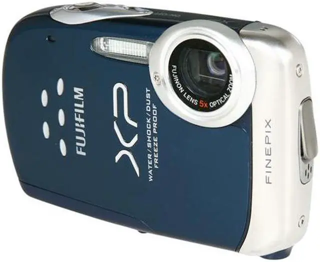 Main image of FUJIFILM FINEPIX XP10 Blue 12.0 MP 5X Optical Zoom Waterproof Shockproof Digital Camera