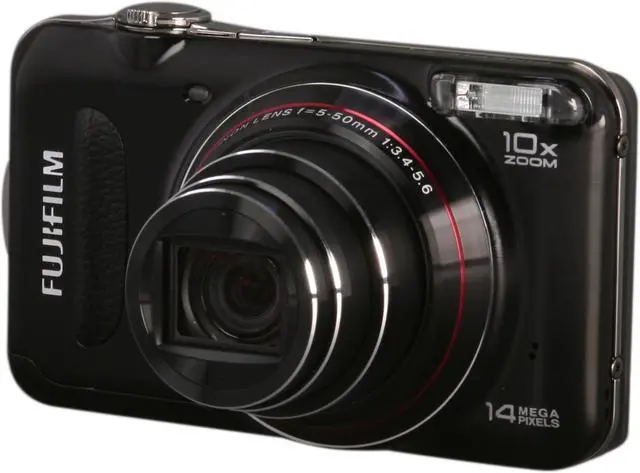 FUJIFILM FinePix T300 Black 14 MP Wide Angle Zoom Digital Camera