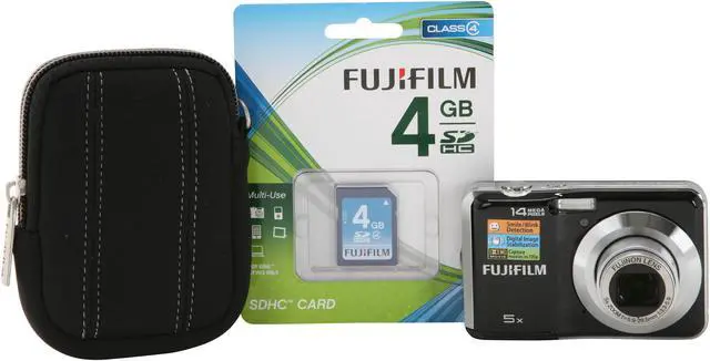 FUJIFILM AX300 BUNDLE Black 14.0 MP 2.7