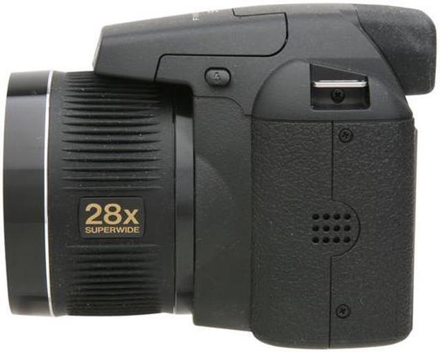 Alt view image 5 of 7 - FUJIFILM FinePix S3400 Black 14 MP 28X Optical Zoom 24mm Wide Angle Digital Camera
