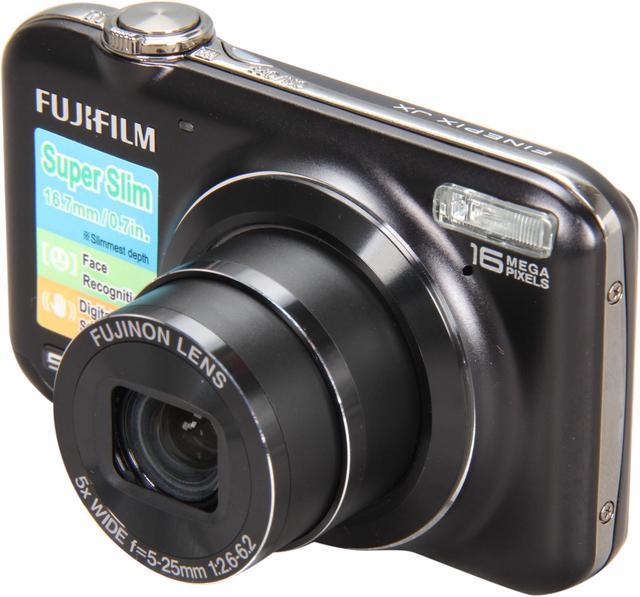 Refurbished: FUJIFILM FinePix JX400 Black 16 MP Digital Camera