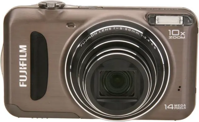 Alt view image 2 of 8 - FUJIFILM FinePix T200 Gunmetal 14 MP 10X Optical Zoom Digital Camera