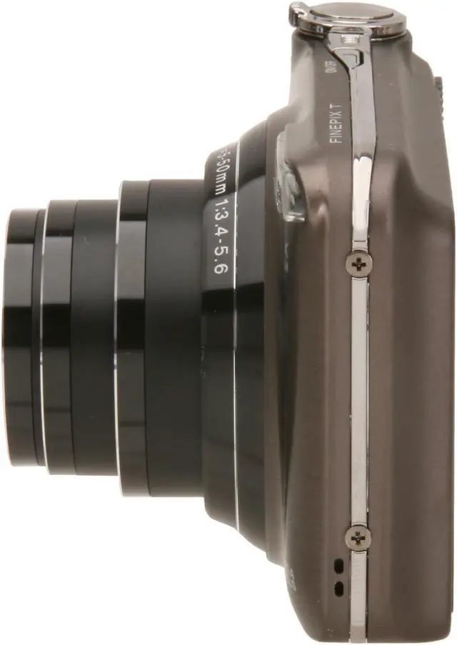 Alt view image 5 of 8 - FUJIFILM FinePix T200 Gunmetal 14 MP 10X Optical Zoom Digital Camera